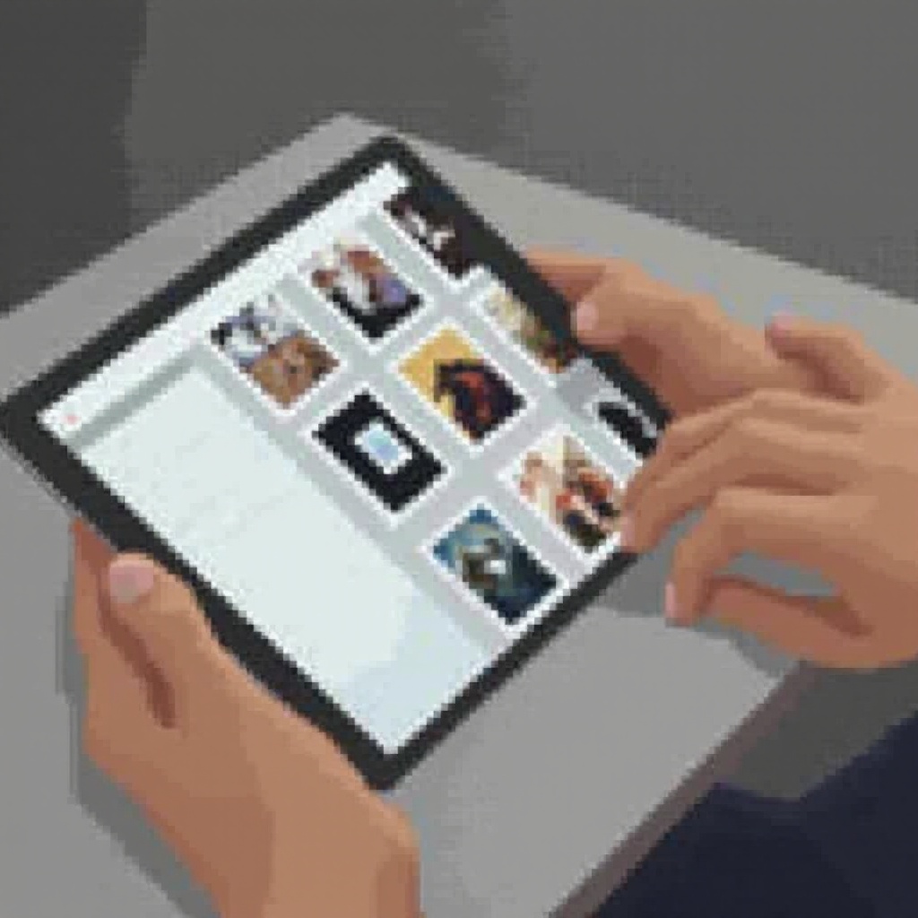 how to delete multiple pictures on ipad