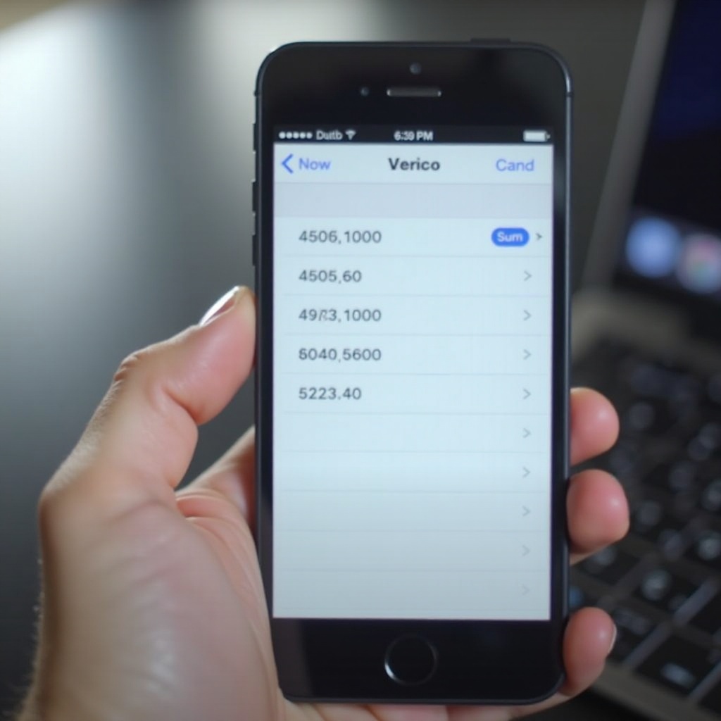 how to sum a column in notes iphone