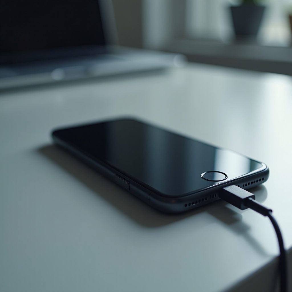 iphone not showing charging symbol when dead