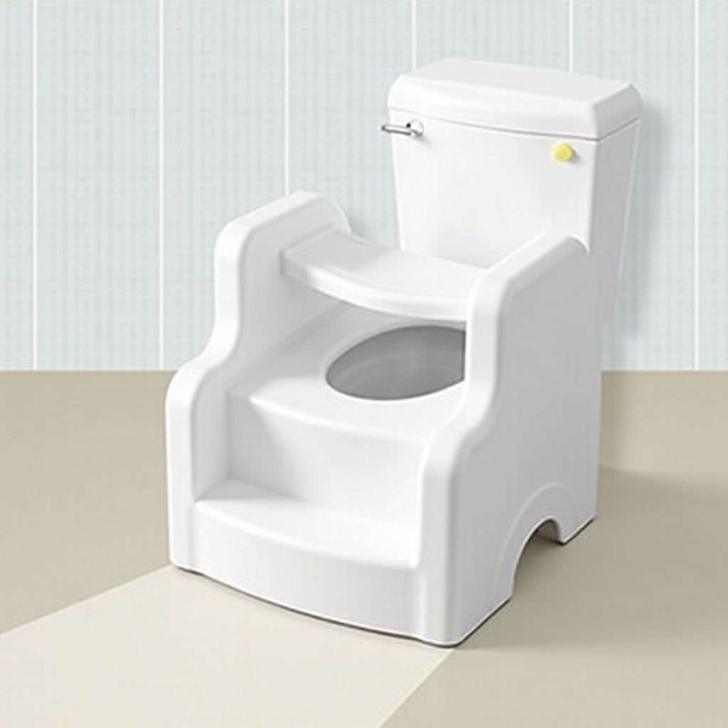 potty seat with stairs