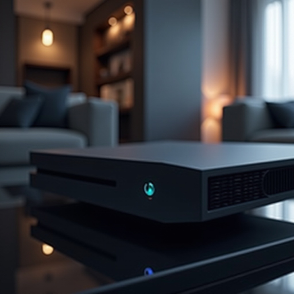 where is the power button ps4