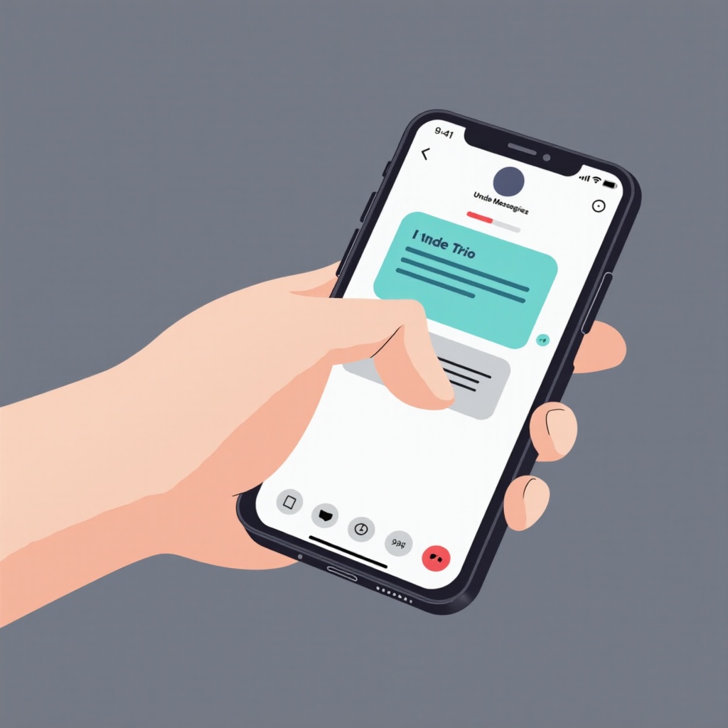 how to undo text iphone