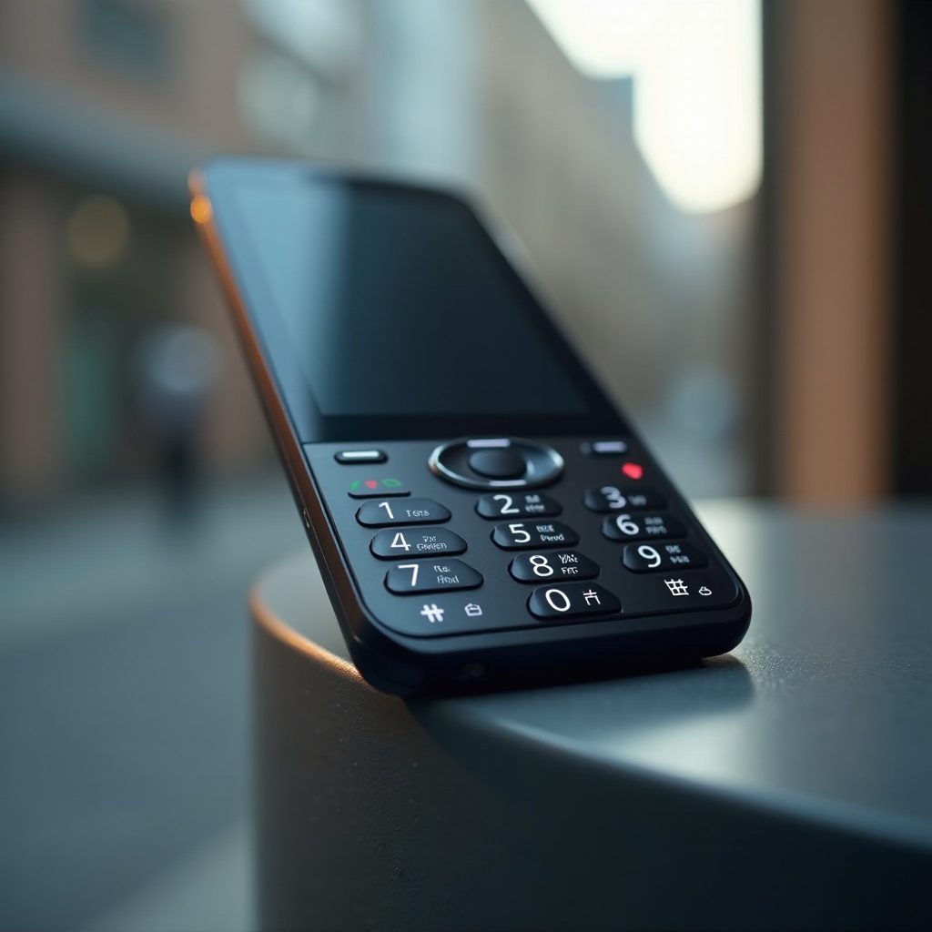 android smartphone with keypad