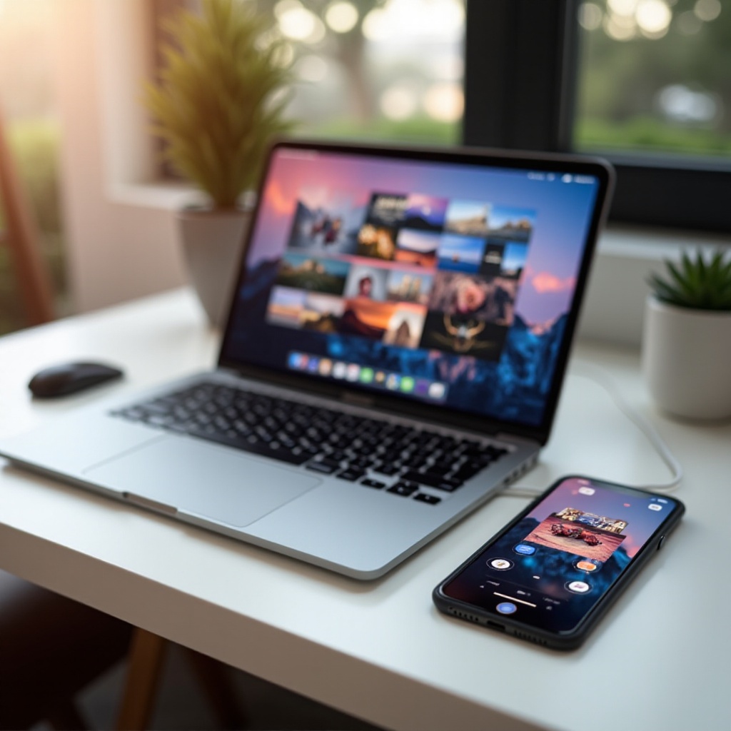 how to move photos from macbook to iphone